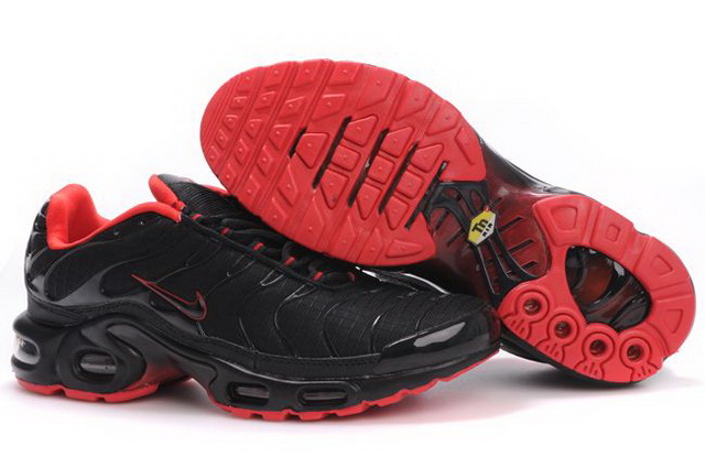 Mens Nike Air Max TN 2010 Black Red Shoes - Click Image to Close